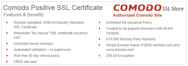 Comodo PositiveSSL