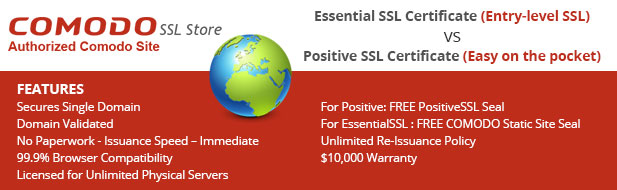 Essential SSL versus Positive SSL