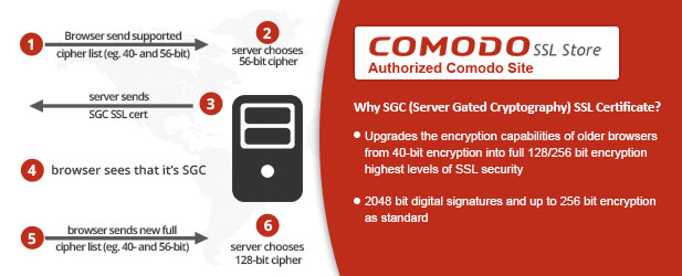 SGC SSL Certificates step-up the protection for customers
