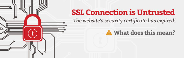 Risk of expired ssl certificate