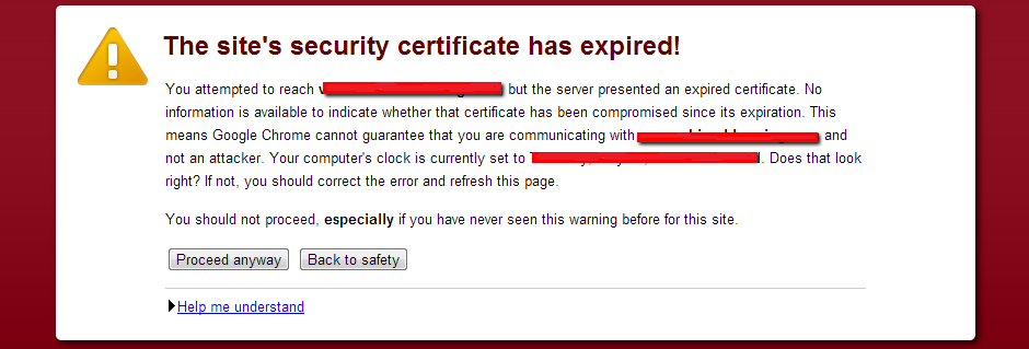 SSL Error Your Certificate Is Not Trusted How to Solve?