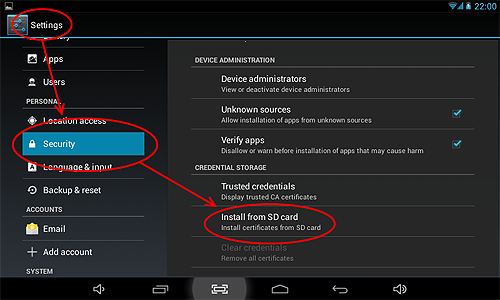 How to Install SSL Certificate on Android