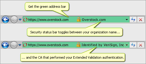 Green Address Bar