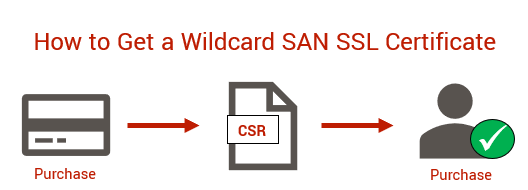 Graphic: Wildcard SAN Cert from Comodo CA (powered by Sectigo)